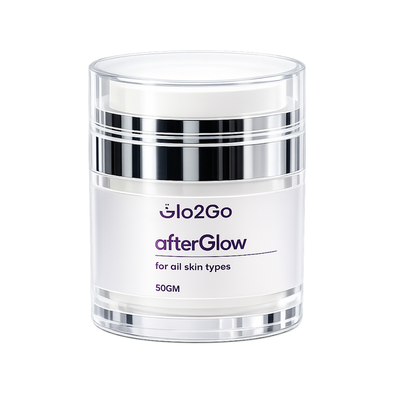 Glo2Go afterGlow cream jar