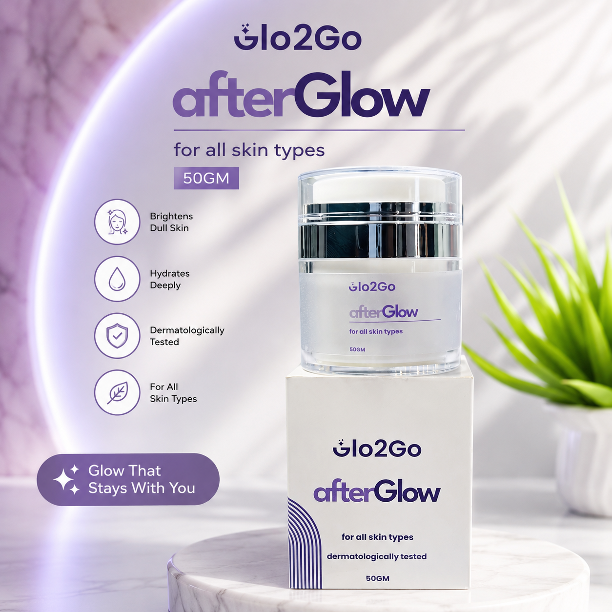 AfterGlow 50 GM For All Skin Types